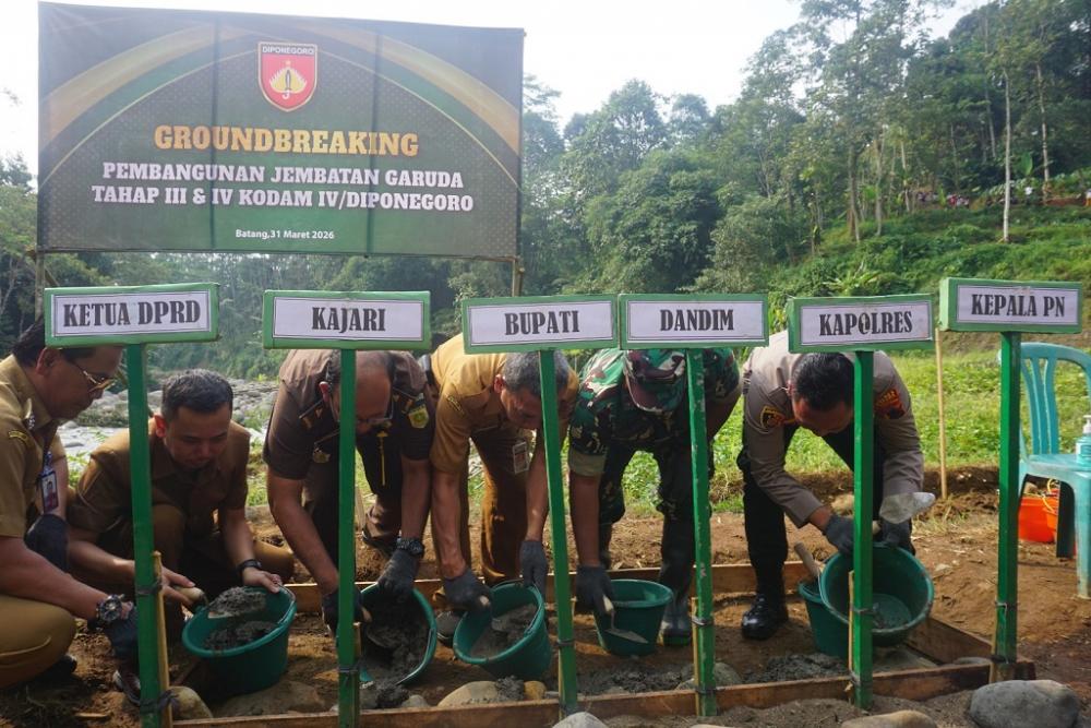 Pembangunan Jembatan Garuda Dimulai, Upaya Efisienkan Akses Warga