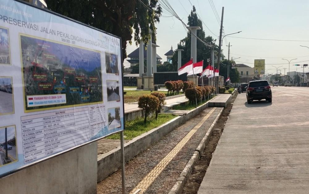 Ruas Sambong Mulai Dibeton, Jalan PekalonganBatangPlelen Makin Mulus