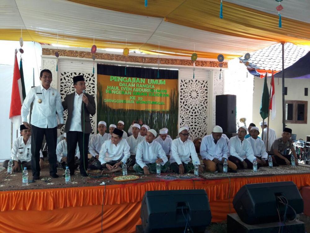 Ribuan Jamaah Pengajian Penuhi Haul Syeh Abdurahman Pangeran Sunan Kajoran