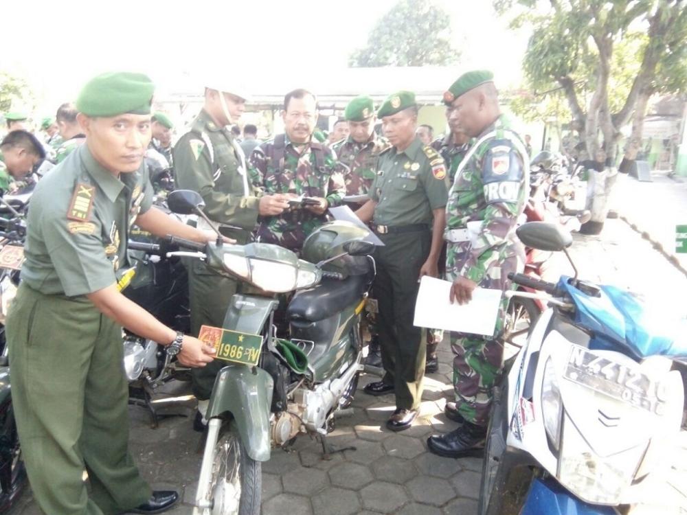 KODIM 0736 BATANG GELAR RIK RAN SPM RODA 2 DAN KBM RODA 4