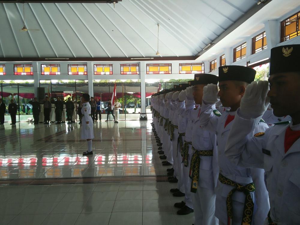 Gladi Bersih dan Pengukuhan Paskibraka Kabupaten Batang Tahun 2017
