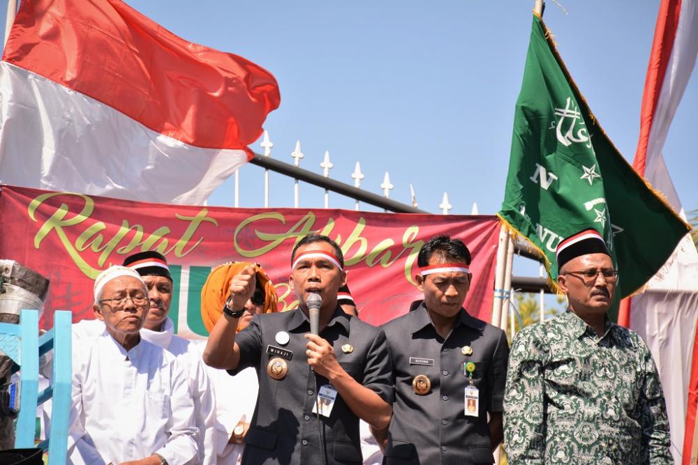 Ribuan Ormas Islam NU Rapat Akbar Tolak FDS