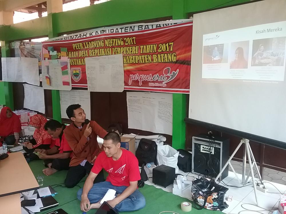 Ajang Diskusi dan Pertemuan Pengelola Perpusdes Se-Kabupaten Batang 