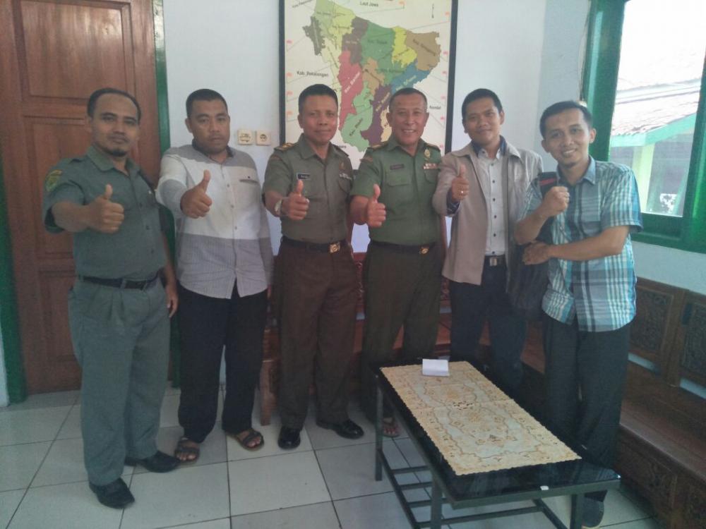 Kasdim 0736/Batang Terima Kunjungan Ikatan Pemuda Muhammadiyah Kabupaten Batang