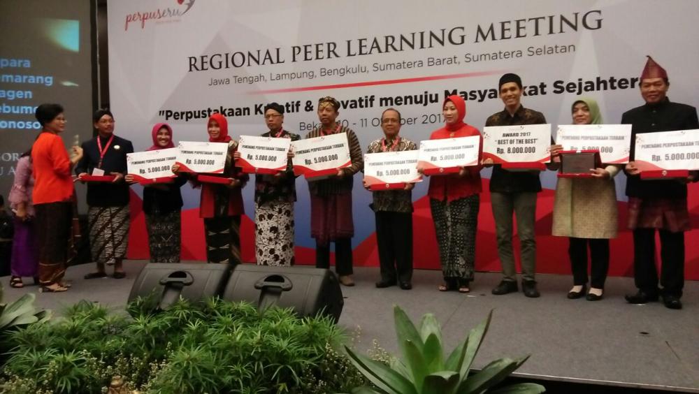 Perpusda dan Perpusdes Raih 5 Penghargaan Sekaligus