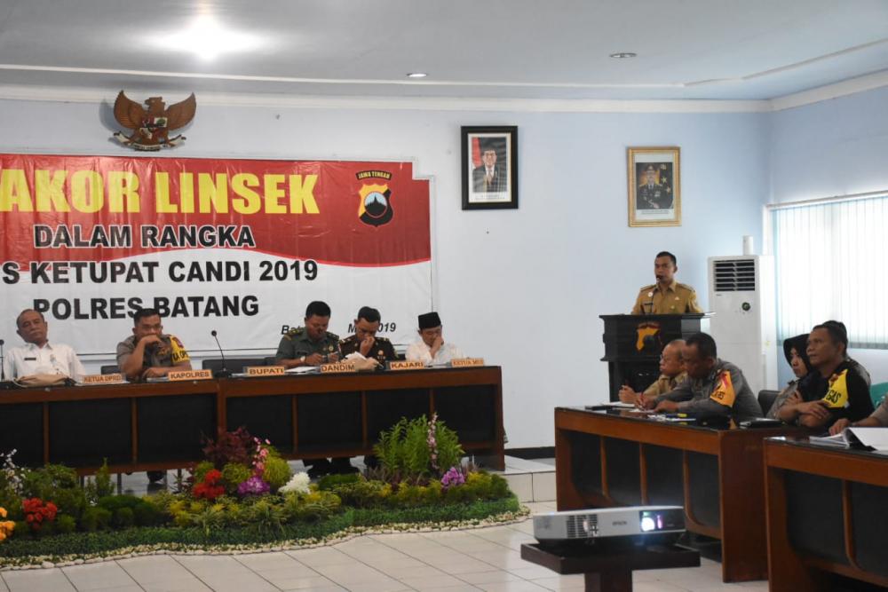 Jelang Mudik Lebaran, Polres Batang Gelar Rapat Koordinasi Lintas Sektoral 