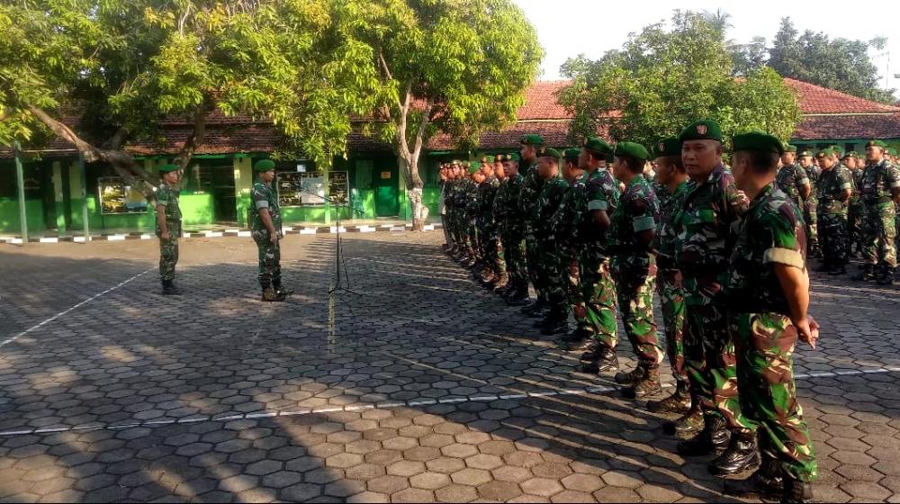 Usai Libur Lebaran, Dandim 0736/Batang Pimpin Apel Pengecekan