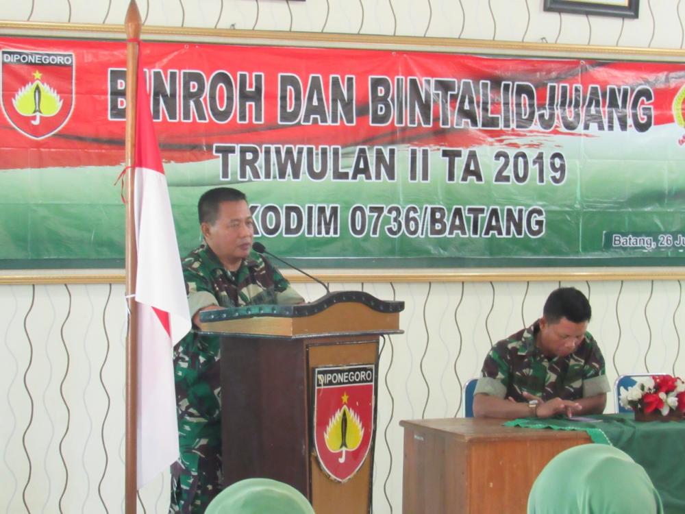Tim Bintal Kodam IV/Diponegoro Berikan Pencerahan Prajurit Kodim Batang 