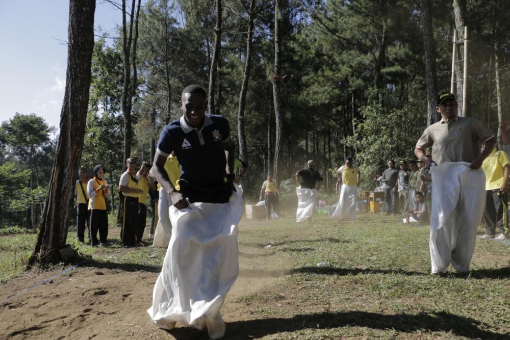 Peringati HUT Bhayangkara ke-73, Polres Batang Gelar Acara Olah Raga Bersama 
