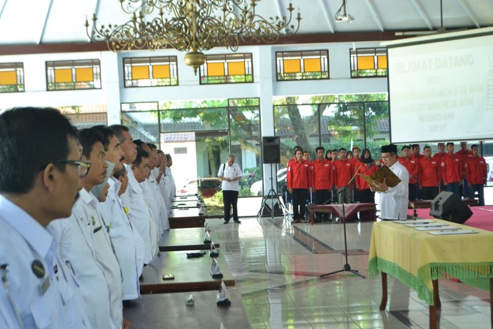 PMI Batang Lantik Pengurus dan Relawan 