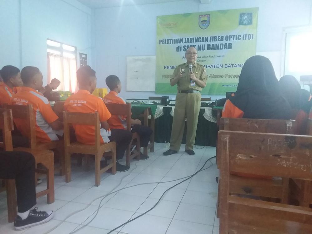 Pelatihan Fiber Optic Bekal SMK Bandar Hadapi Persaingan Industri 4.0