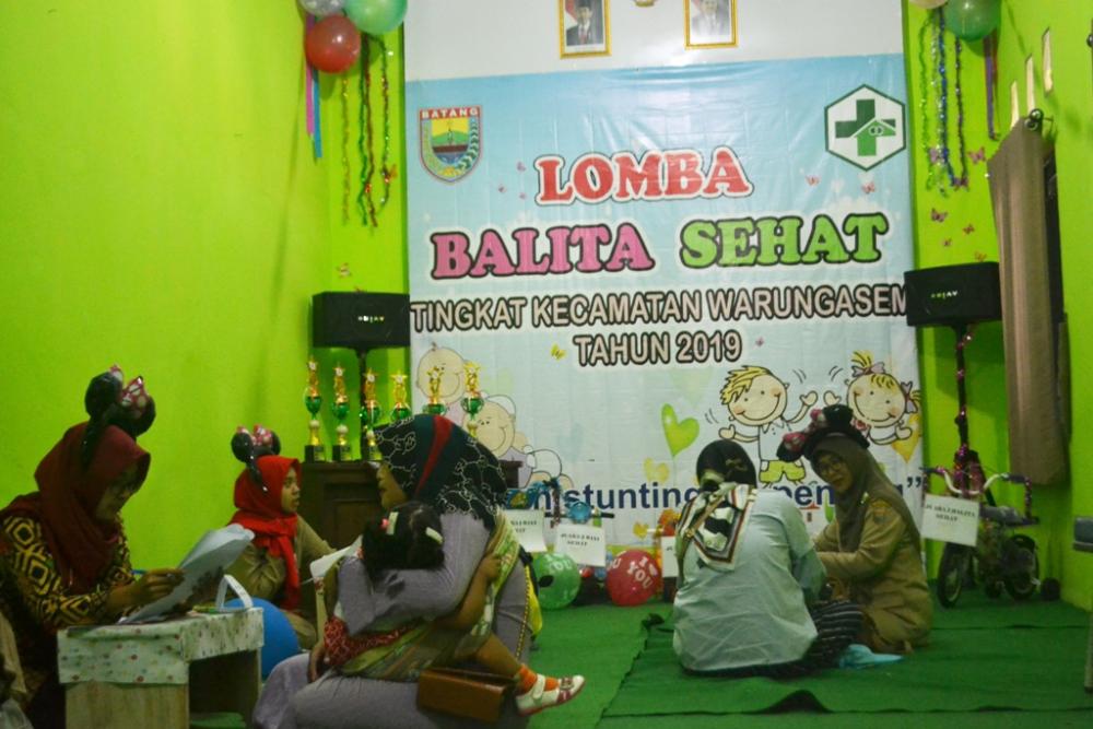 Puskesmas Warungasem Batang Gelar Lomba Balita Sehat