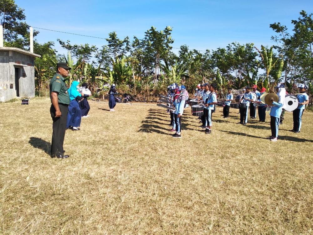 Danramil Bawang Pastikan Kesiapan Paskibra 