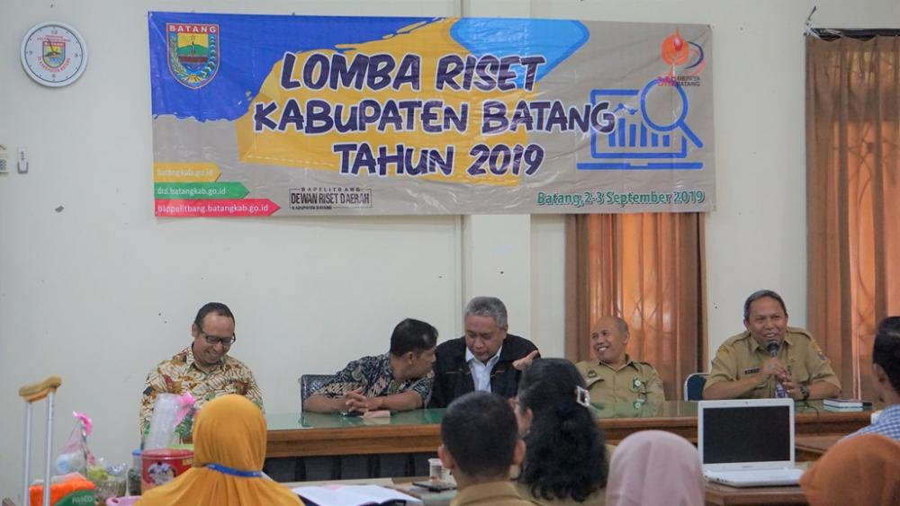 Pemkab Batang Gelar Lomba Riset Daerah Tahun 2019