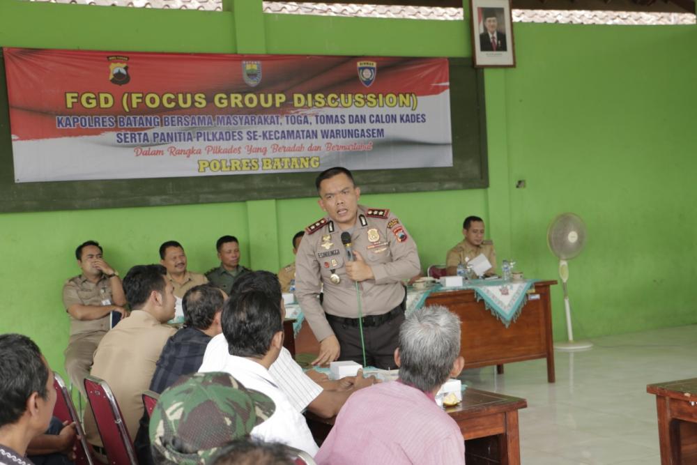 Polres Batang Siap Terjunkan Tim Khusus Antisipasi Munculnya Botoh Saat Pilkades