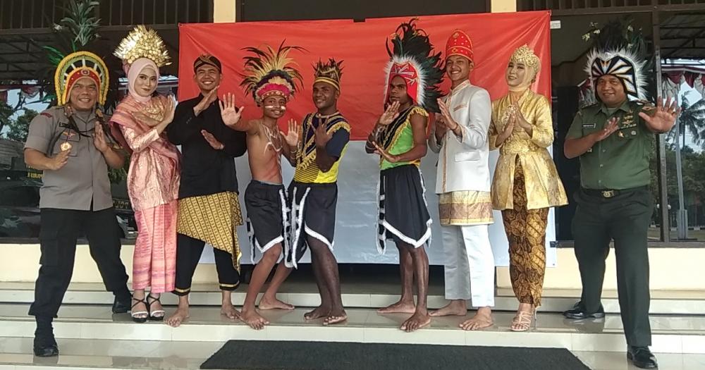 Dandim dan Kapolres Batang Silaturahmi Bersama Warga Papua