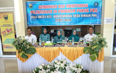 TP PKK Batang Kunjungi dan Monitoring Desa Binaan