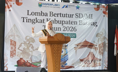 Tumbuhkan Kecintaan pada Cerita Rakyat, Disperpuska Batang Gelar Lomba Bertutur