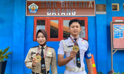 SMK Bintara Batang Borong Tujuh Medali di Kejuaraan Karate Open Demak 2026