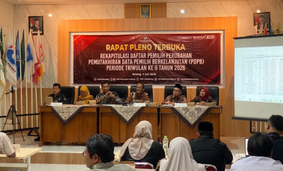KPU Batang Catat 644.644 Pemilih pada Triwulan II 2026, Bertambah Lebih dari 6.000 Orang