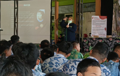 Cegah Thalasemia, POPTI Batang Sosialisasi di Momen MPLS