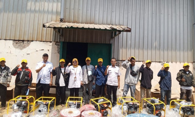 Dispaperta Batang Gelontorkan 114 Pompa Air ke Kelompok Tani