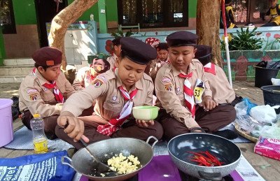 Lomba Masak Nasgor, Latih Kedisiplinan Pramuka