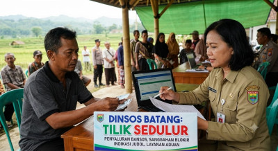 Dinsos Batang Jemput Bola Layani Warga, Pemulihan Bansos Terindikasi Judol