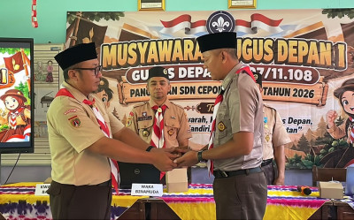 SDN Cepokokuning Batang Gelar MUGUS I, Perkuat Tata Kelola Organisasi Pramuka