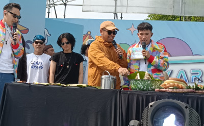 Karnaval SCTV, jadi Ajang Bupati Faiz Kenalkan Kuliner Khas Batang