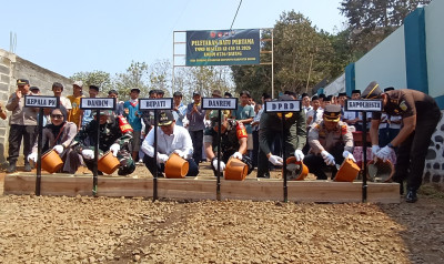 TMMD Reguler Dimulai, Buka Akses Jalan Alternatif Desa Sembung ke KITB