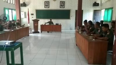 Sidang PANKAR Usul Kenaikan Pangkat Kodim 0736/Batang 