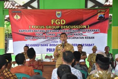 Gerakan Moral Pilkades Beradab dan  Bermartabat, 18 Desa di Batang Siap Tanpa Politik Uang 