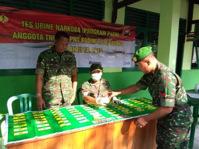 P4GN, Kodim 0736/Batang Gelar Sosialisasi dan Tes Urin Ke Anggota