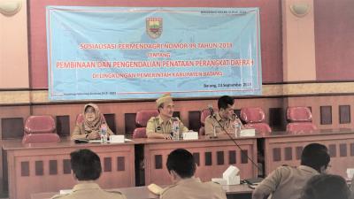 Pemkab Batang Gelar Pembinaan dan Pengendalian Penataan Perangkat Daerah