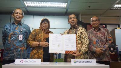 Pemkab Batang Jalin Kerjasama Layanan Informasi Publik dengan LKBN ANTARA