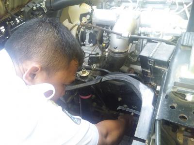 GESEK NOMOR MESIN KENDARAAN