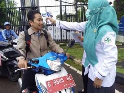 Tiga Hari Sekali ASN Pemkab Batang Periksa Suhu Tubuh