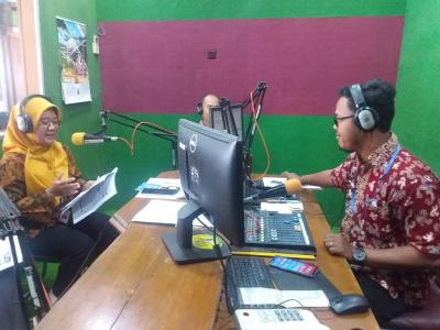 BPS Batang Gencar Sosialisasikan SPO 2020 Melalui Radio