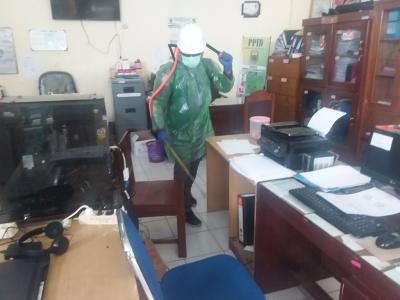 PMI Batang Intensifkan Penyemprotan Desinfekstan