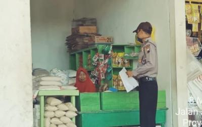 Polsek Batang Pantau Harga Saat Corona