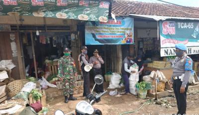 Polsek dan Koramil Limpung Gencarkan Sosialisasi Kenormalan Baru