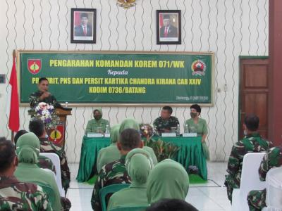 Danrem 071/Wijayakusuma Sarankan Tidak Curhat di Medsos