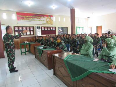 Cegah Pelanggaran, Prajurit Kodim Batang bersama Persit Ikuti Penyuluhan Hukum
