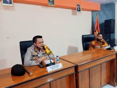 Kapolres Batang Ajak Lembaga Pemerintah Jadi Agen Penanggulangan Covid-19