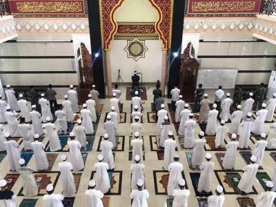 Dandim Batang Pantau Prokes di PM Tazakka