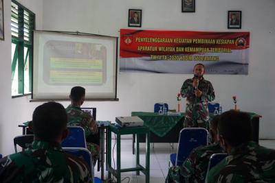 Pembinaan Kesiapan Aparat Kewilayahan Jajaran Kodim 0736/Batang