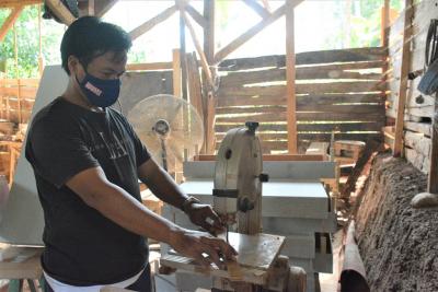 BUAT GERIGI BUCKET MINIATUR EXCAVATOR