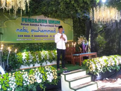 Wakil Bupati Batang Hadiri Pengajian Houl