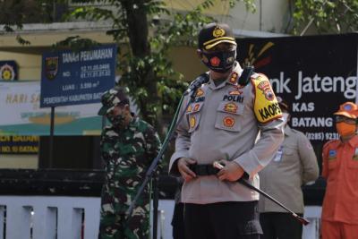 Kapolres dan Bupati Batang Imbau Warga Patuhi Protokol Kesehatan